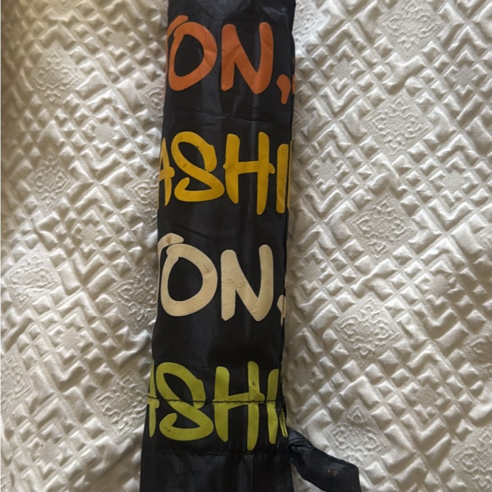 Colorful Text Umbrella